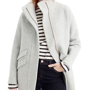 J.Crew Cocoon Coat in Italian Stadium Cloth Wool